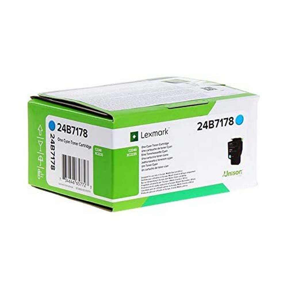 LEXMARK 24B7178 Cyan Toner Cartridge