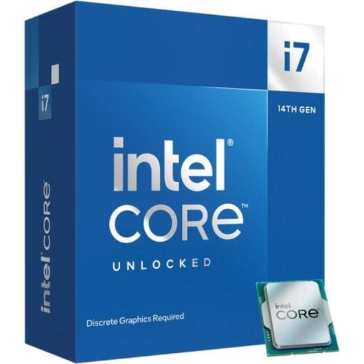 INTEL Processeur Core i7-14700KF 20 Cœurs 3,4 GHz Base 5,6 GHz Turbo Overclocking LGA1700