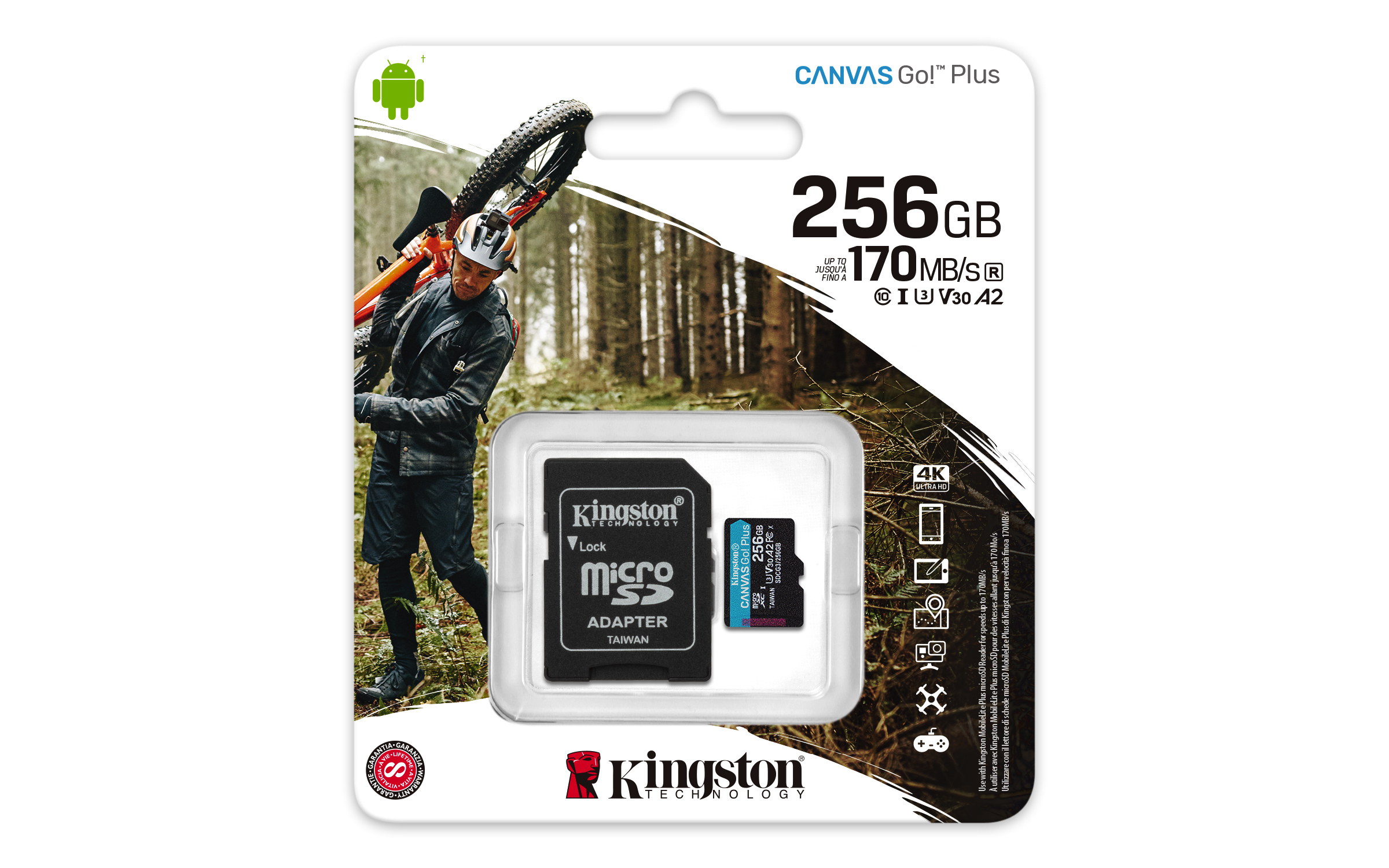 KINGSTON Canvas Go! Plus SDCG3/256GB
