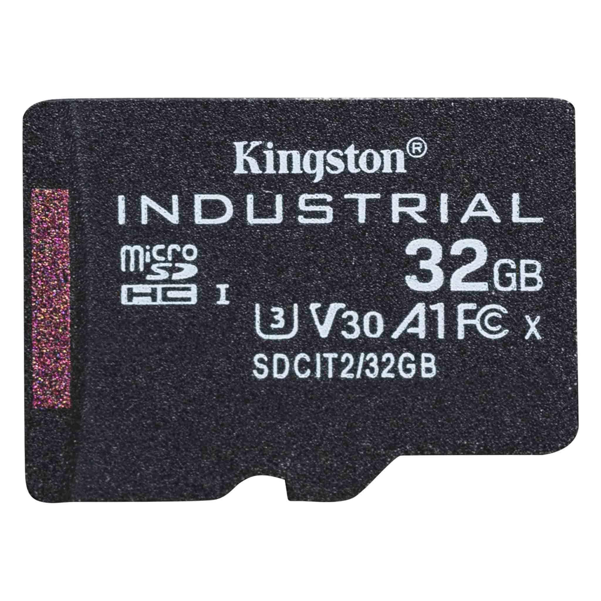 KINGSTON 32GB microSDHC Industrial C10 A1 pSLC