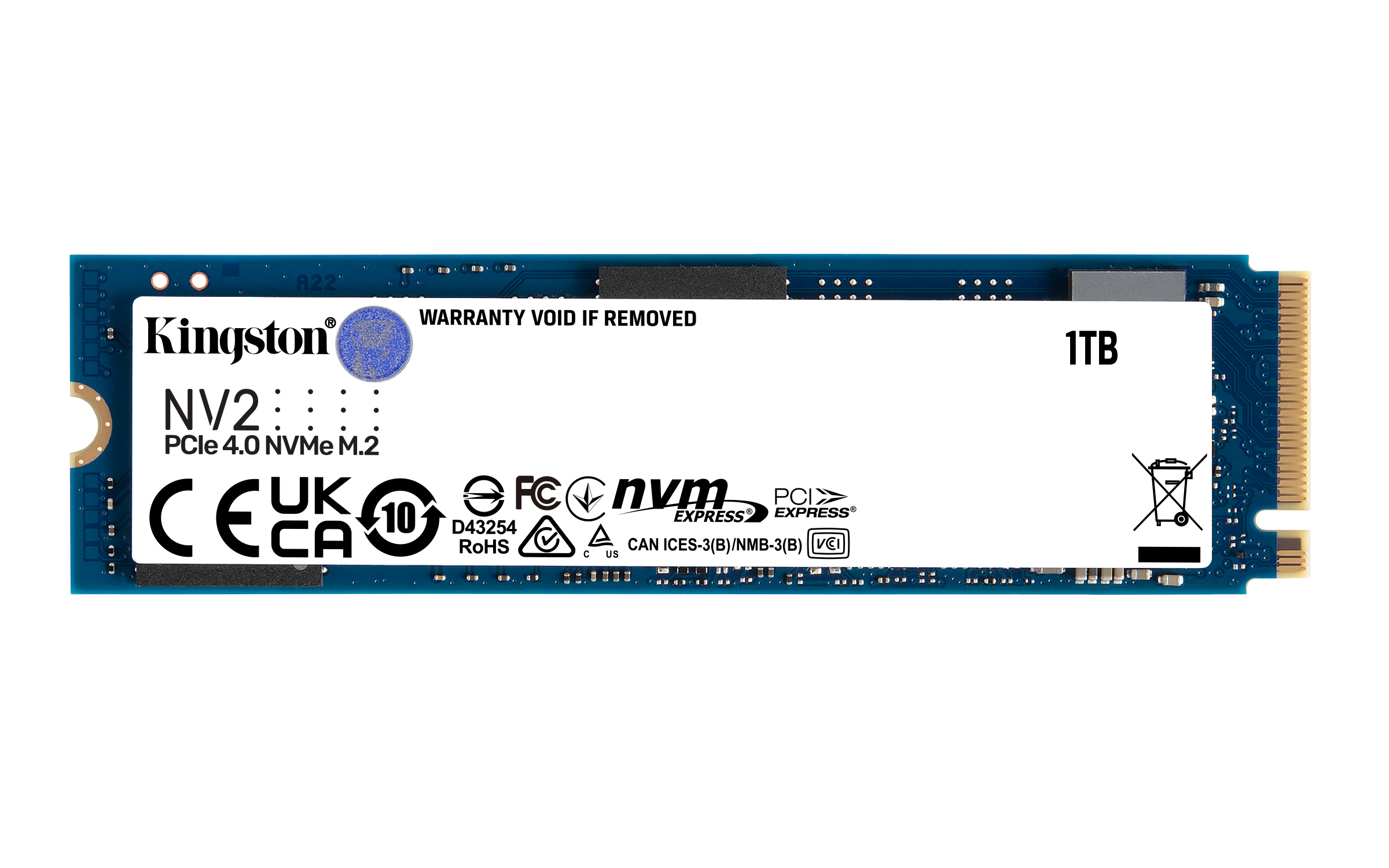 KINGSTON 1000G NV2 M.2 2280 PCIe 4.0 NVMe SSD
