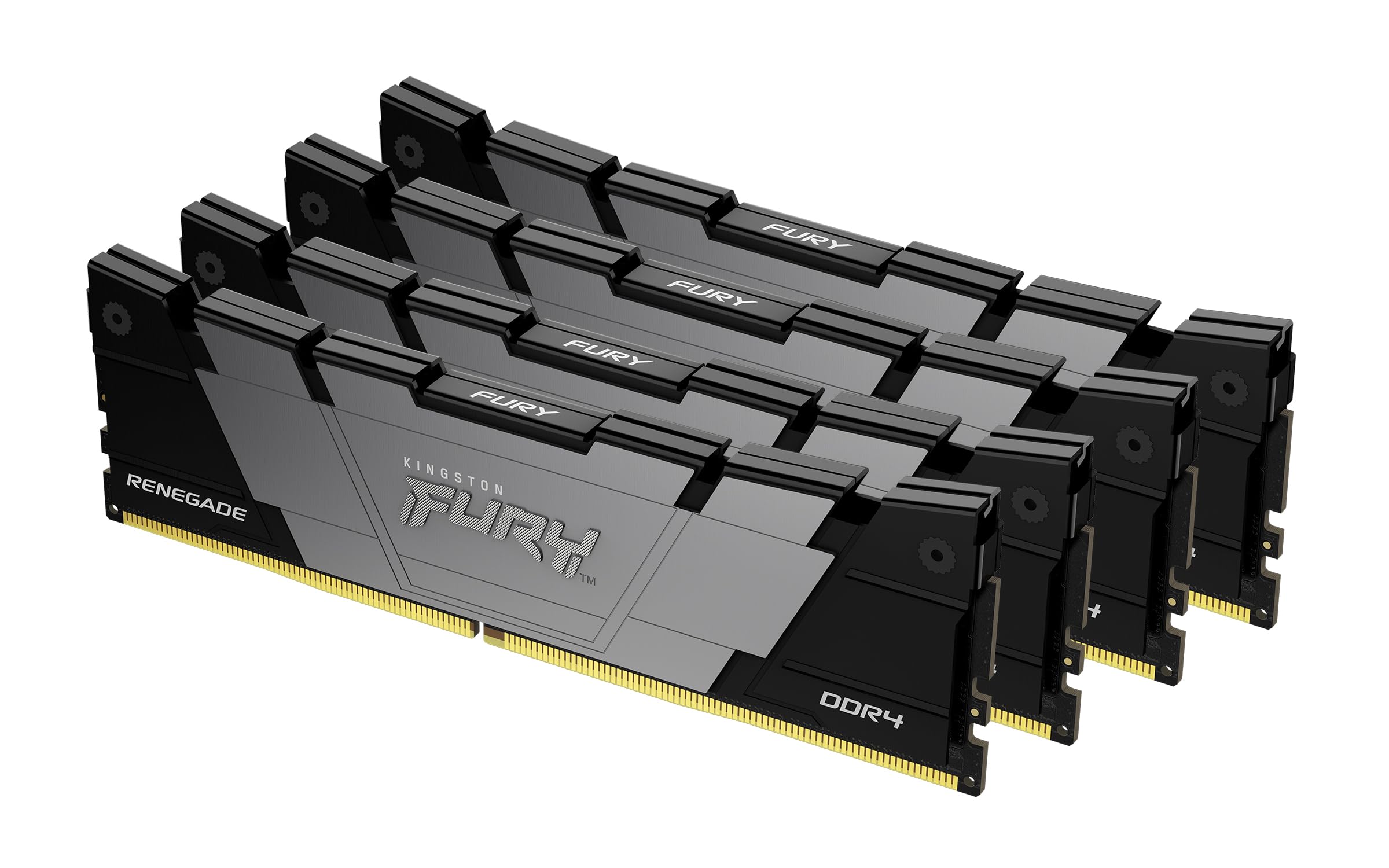 KINGSTON 64GB 3600 DDR4 DIMM Kit4 FURY Ren Black