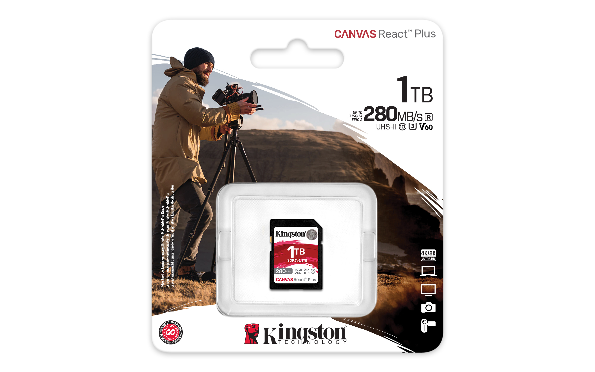 KINGSTON 1TB Canvas React Plus for Full HD/4K