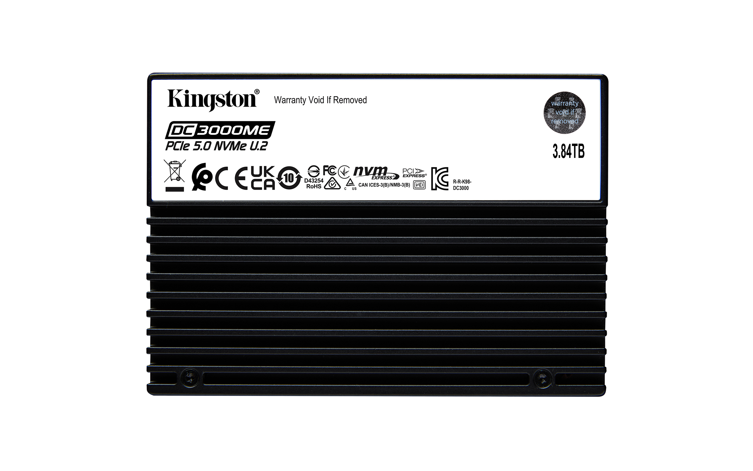 KINGSTON 3.84To DC3000ME U.2 PCIe 5.0 NVMe TCG Opal Enterprise SSD