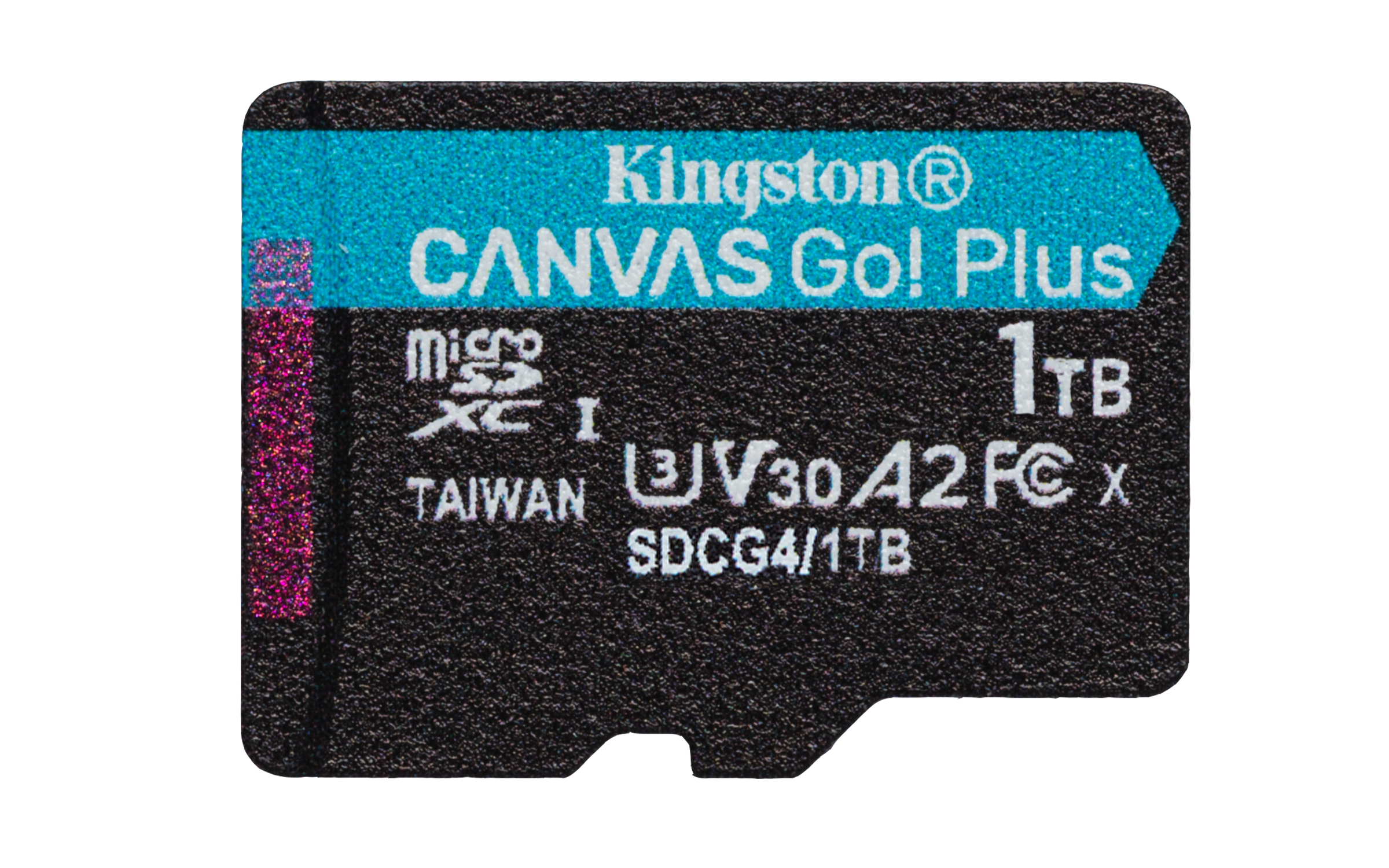 KINGSTON 1To microSDXC Canvas Go Plus Gen4 200R A2 U3 Single Pack w/o ADP