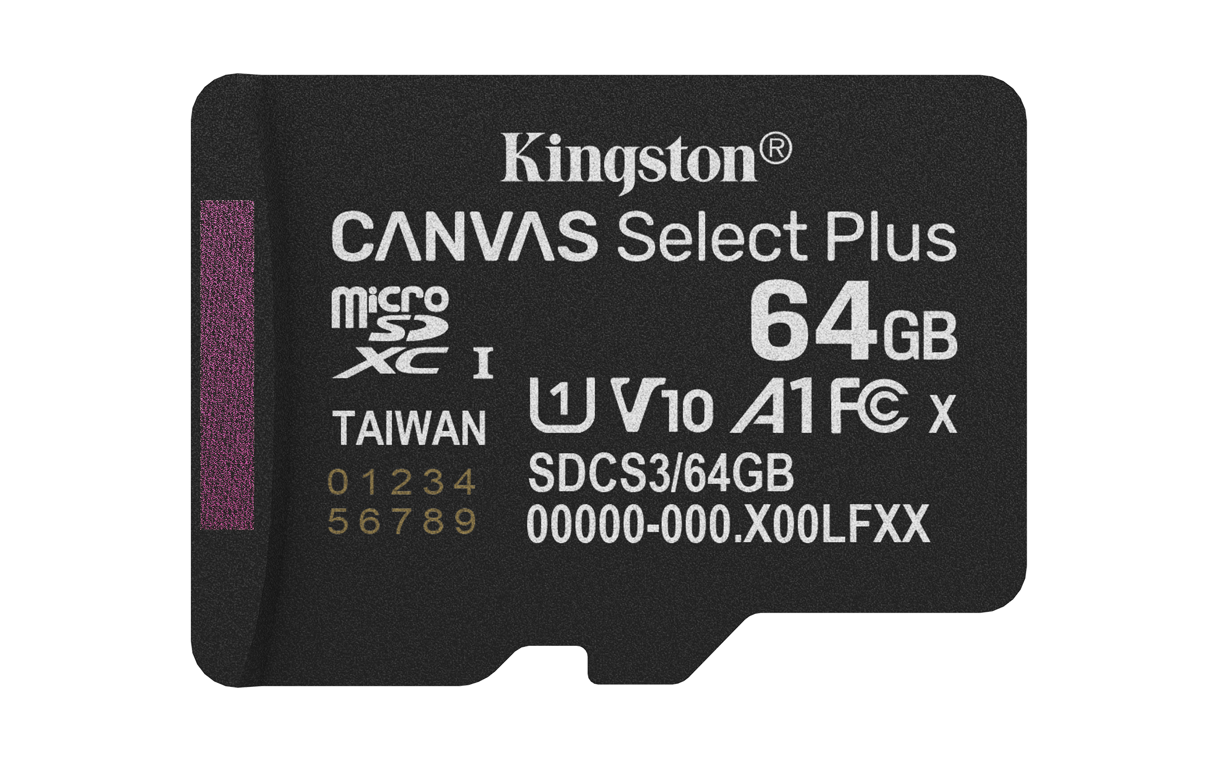 KINGSTON 64GB micSDXC Canvas Select Plus w/o ADP
