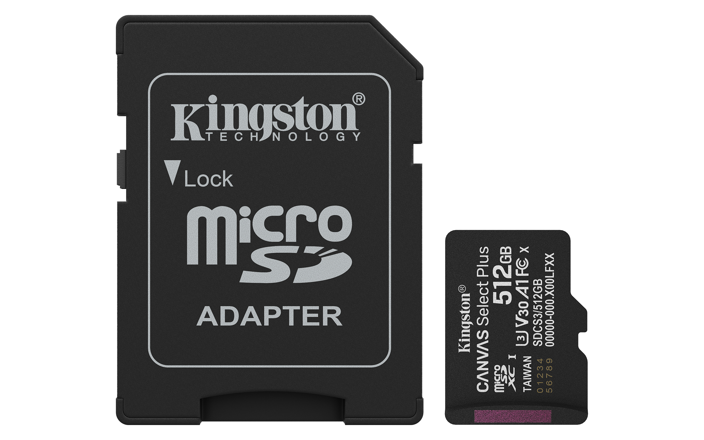 KINGSTON 512GB microSDXC Canvas Select Card+ADP
