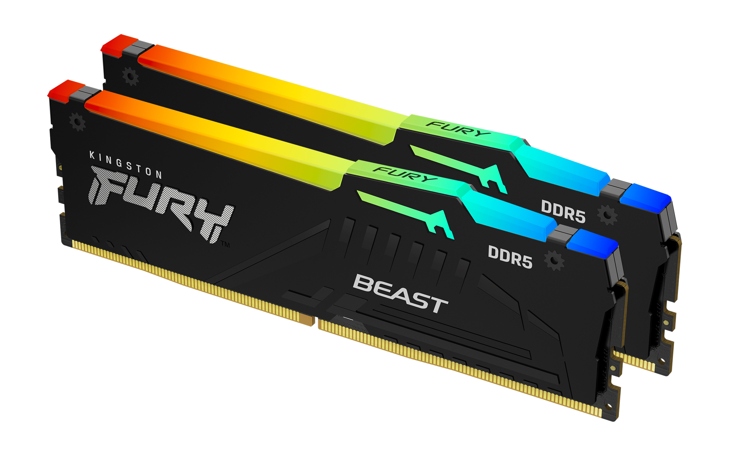 KINGSTON 128Go 5600MT/s DDR5 CL36 DIMM Kit of 2 FURY Beast RGB