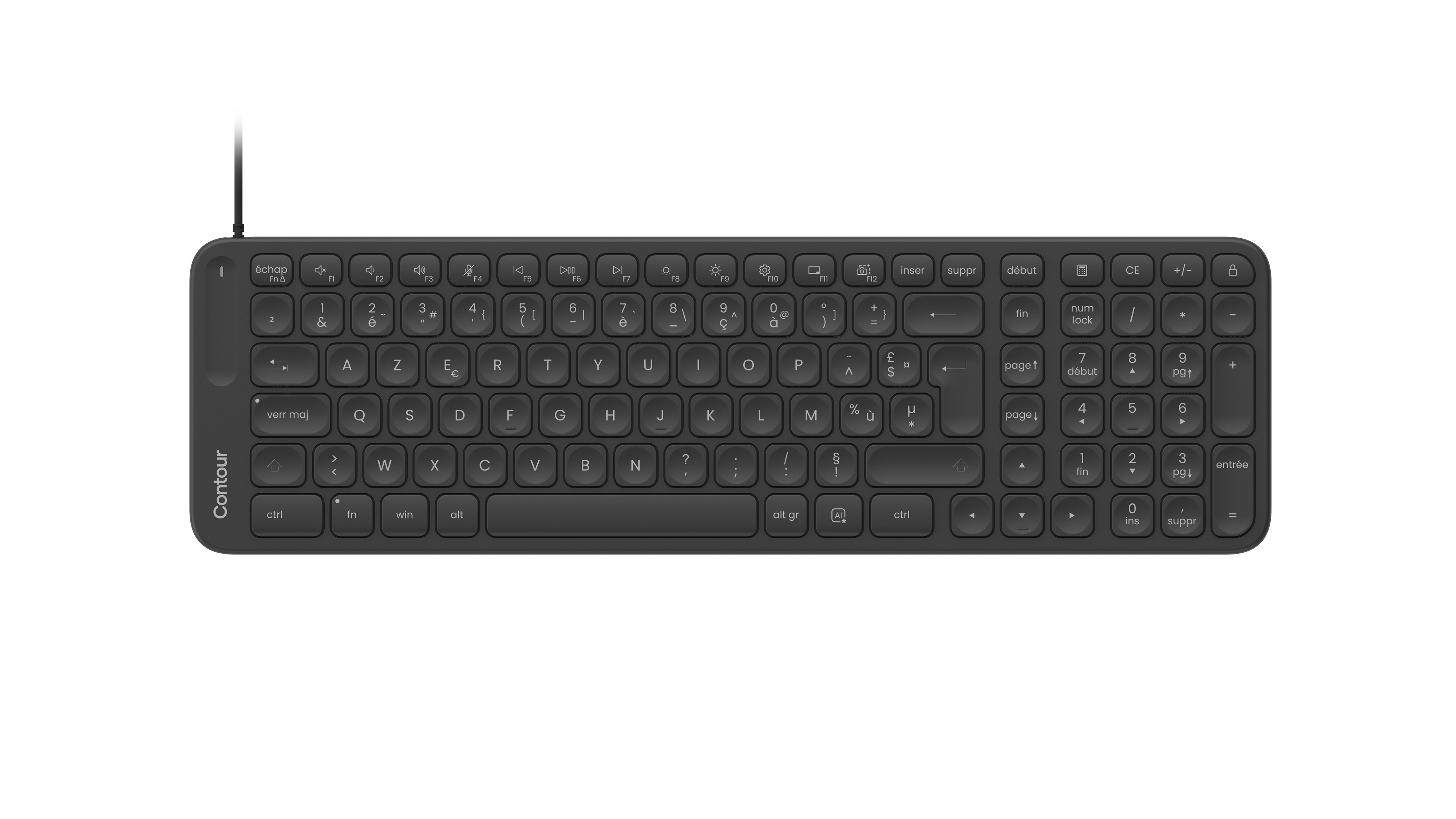 Contour Design Clavier filaire Balance Mid-Size FR