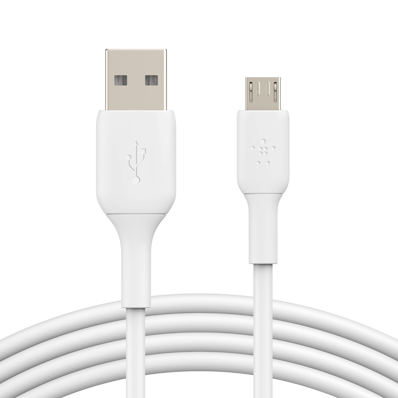 BELKIN Câble MicroUSB vers USBA 1m blanc