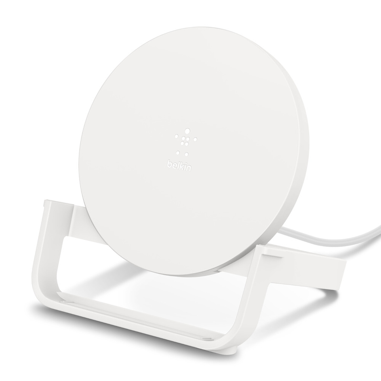 BELKIN chargeur induction 10W avec alim Blanc