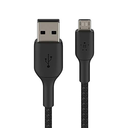 BELKIN Belkin CABLE TRESSE USB-A vers MicroUSB 1M noir
