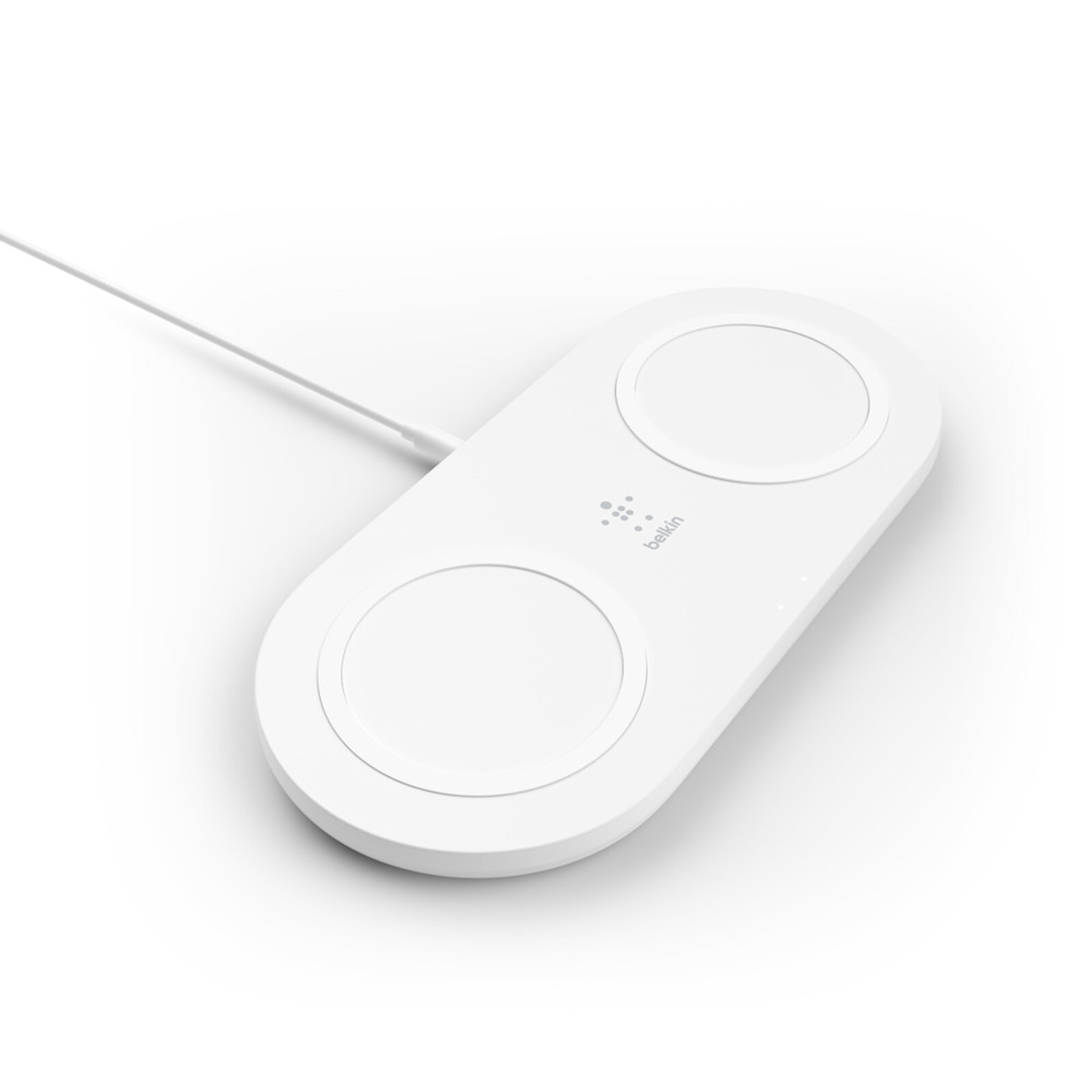 BELKIN Double station de recharge à induction Boost Charge 15W (Blanc)