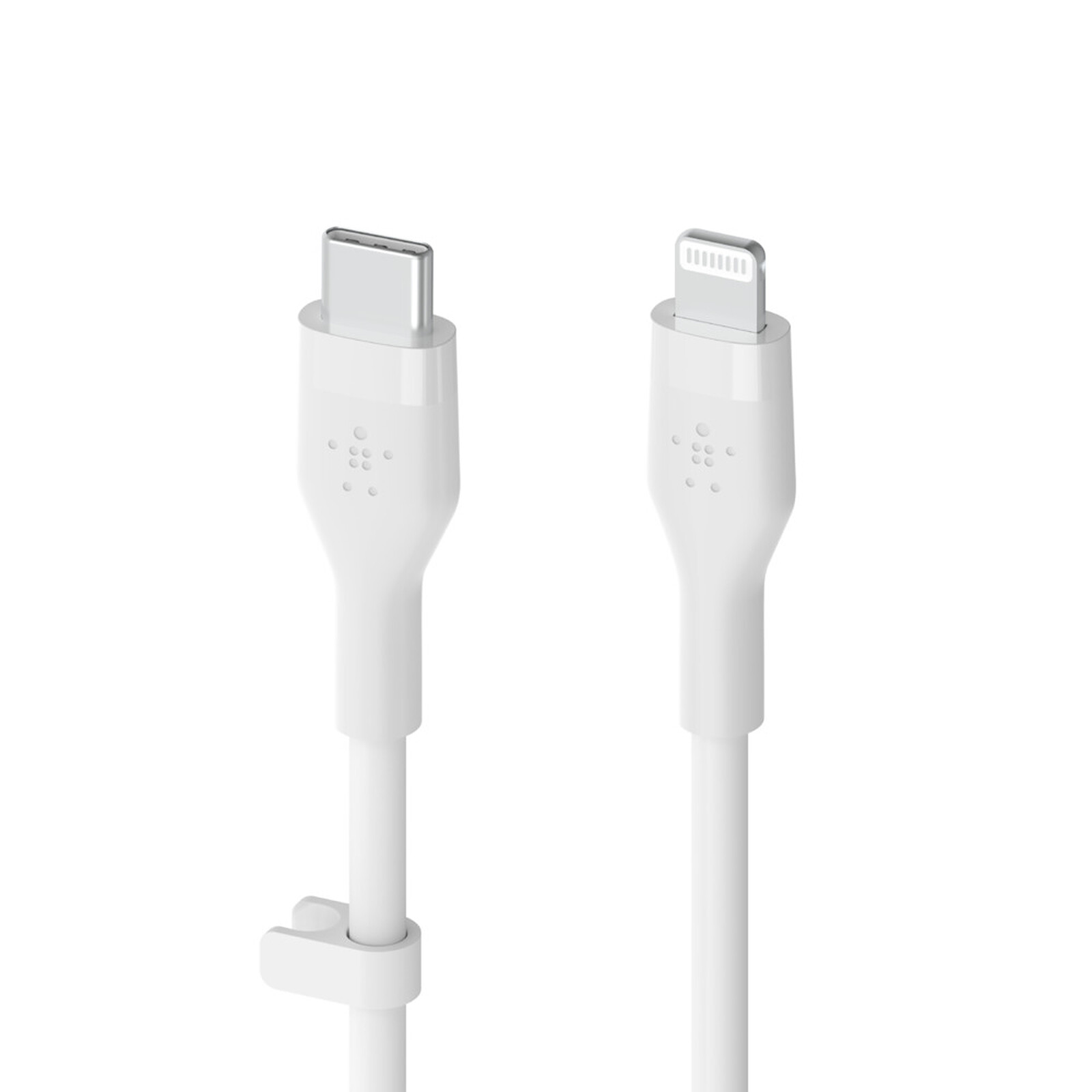 BELKIN Boost Charge Flex Câble silicone USB-C vers Lightning (blanc)