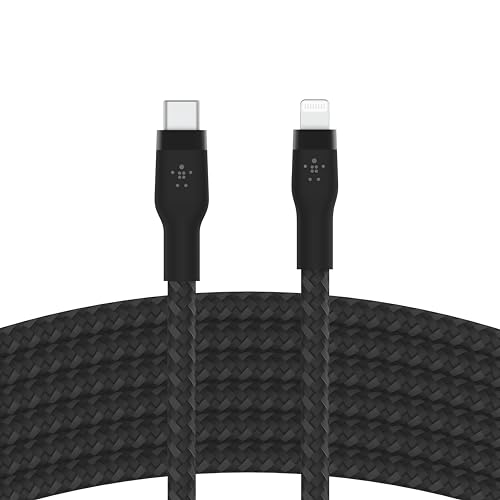 BELKIN Belkin Câble Silicone tressé USB-C LTG 3M noir