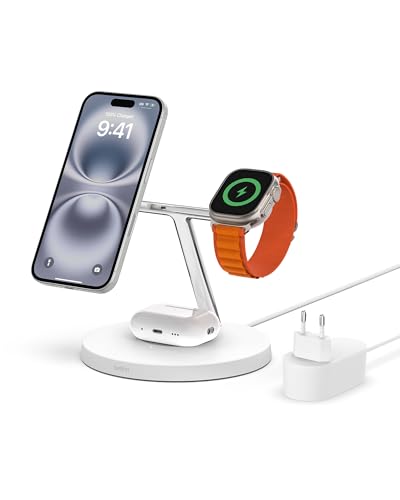 BELKIN MagSafe 3-in-1 Wireless Charger White
