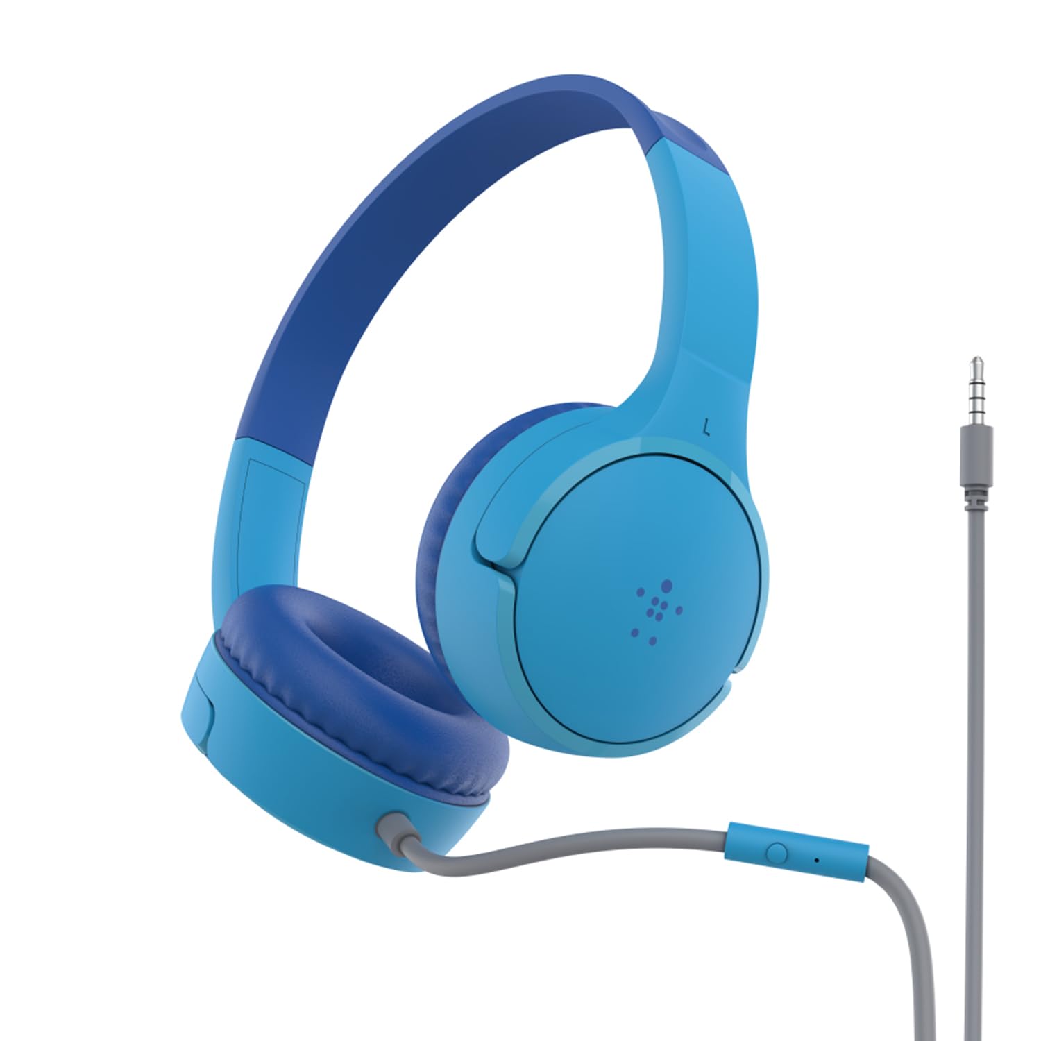 BELKIN SOUNDFORM Mini Wired On-Ear Headphones for Kids Blue