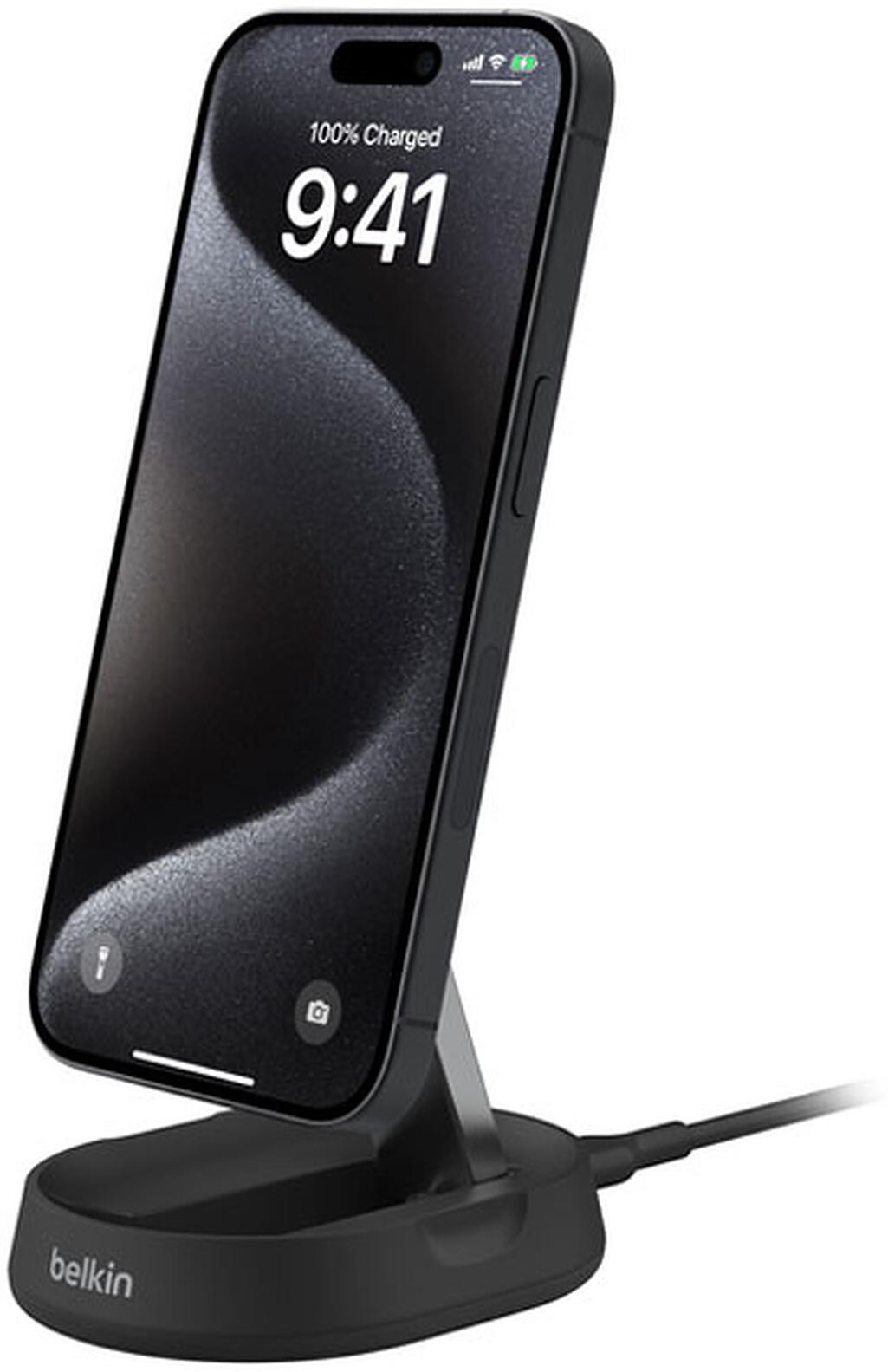 BELKIN Modèle du produit : BoostCharge Pro Support de recharge Qi2 et pliable (15 W)