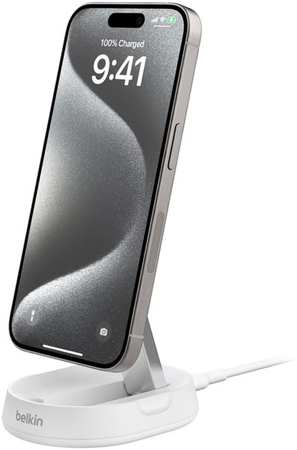 BELKIN Modèle du produit : BoostCharge Pro Support de recharge Qi2 et pliable (15 W)