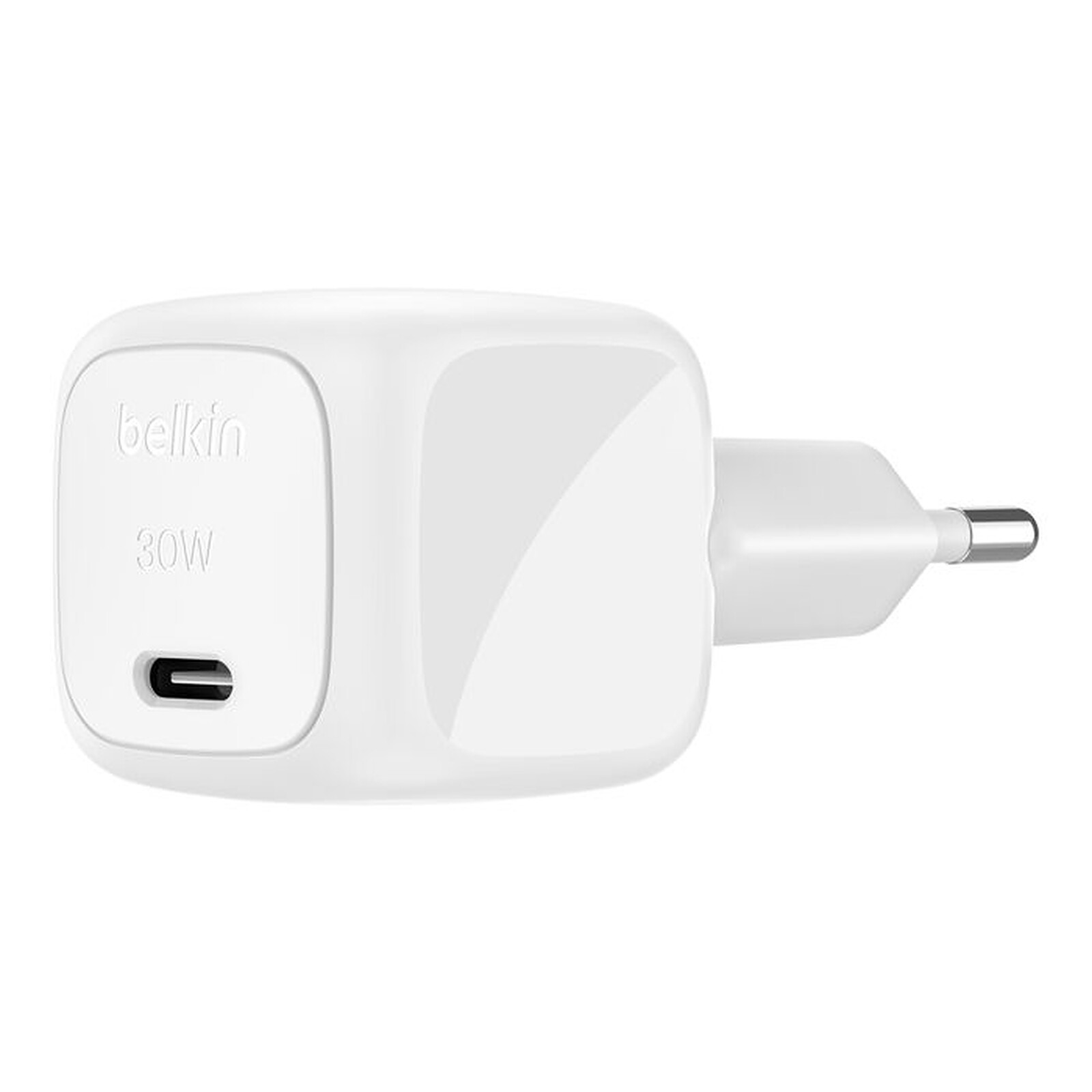BELKIN Belkin chargeur secteur 30W USB-C PPS cubic, blanc