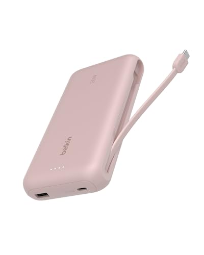 BELKIN Belkin Powerbank 20 000 mAh PD 30W avec Cable USB-C intégré