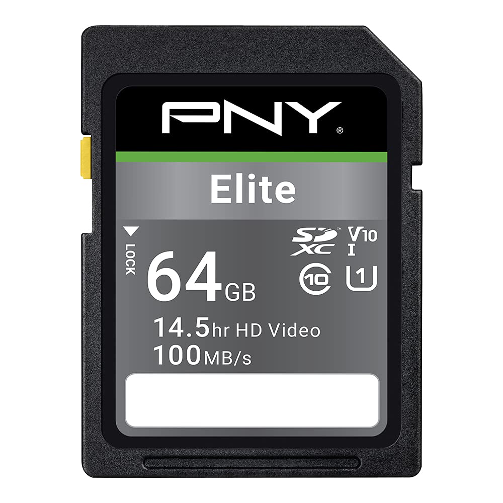 PNY SD XC Card  64GB PNY Elite R100MB/s retail