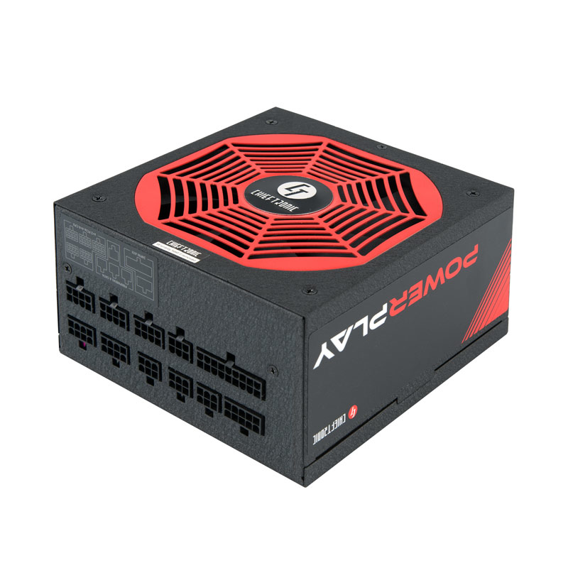 Chieftec Nom : Alimentation ATX Chieftronic PowerPlay - 1200W (Noir/Rouge)
