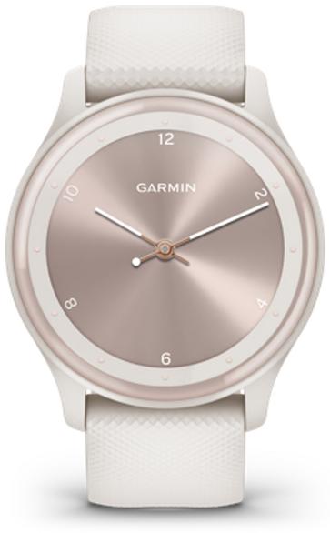 GARMIN Vivomove Sport Peach Gold avec bracelet ivoire