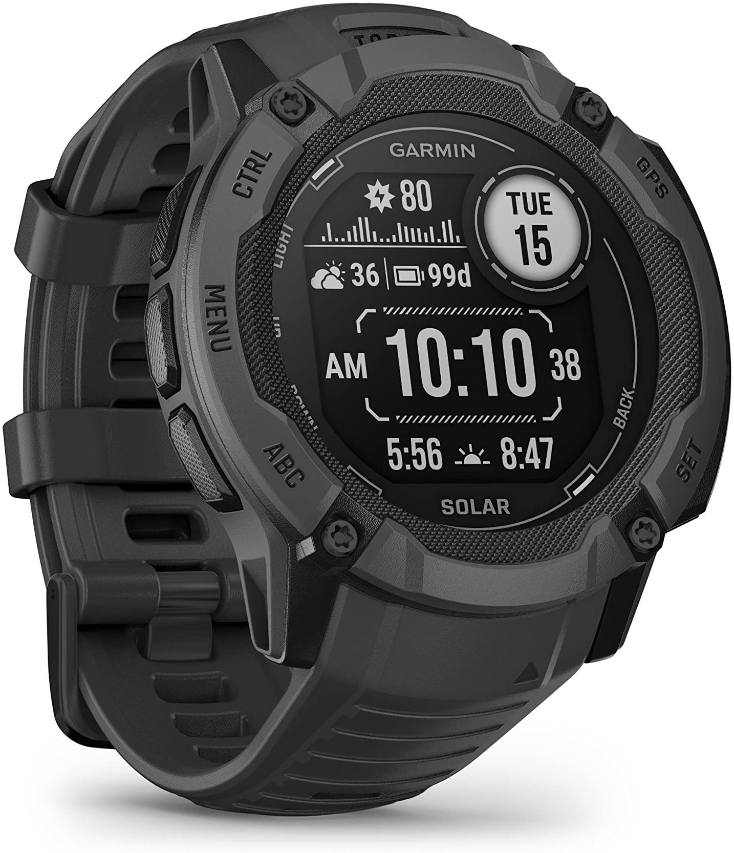 GARMIN montre sport Instinct 2X Solar Graphite
