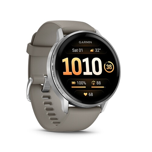 GARMIN Venu 4 noir et silver