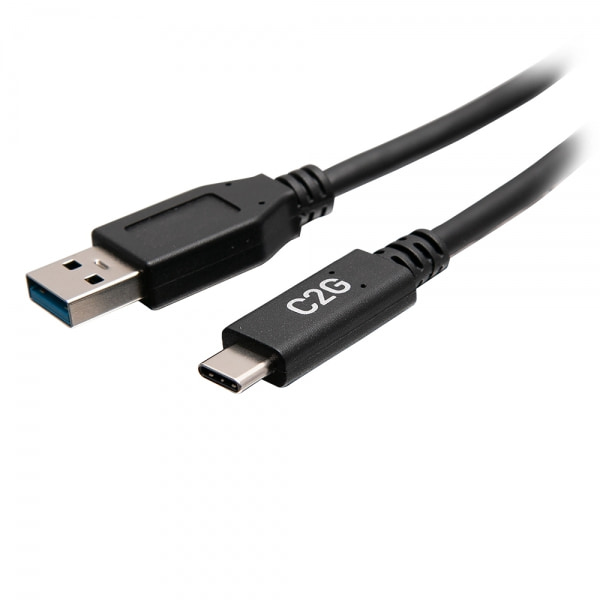 C2G 1ft USB-C to USB-A SuperSpeed USB 5Gbps Cable M/M