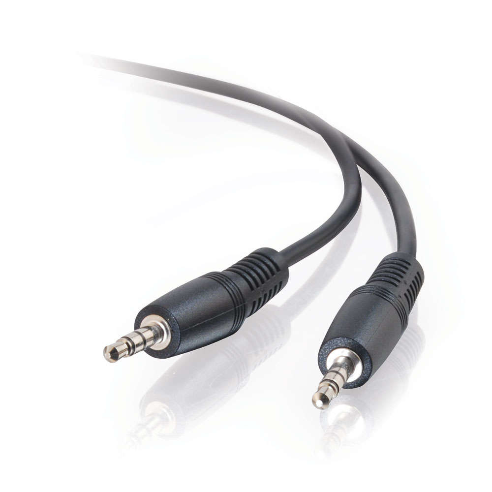 C2G - Câble audio - mini-phone stereo 3.5 mm mâle pour mini-phone stereo 3.5 mm mâle - 3 m - blindé