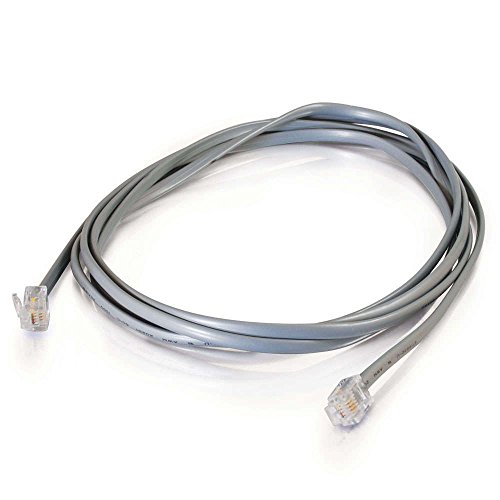 C2G RJ11 6P4C Straight Modular Cable