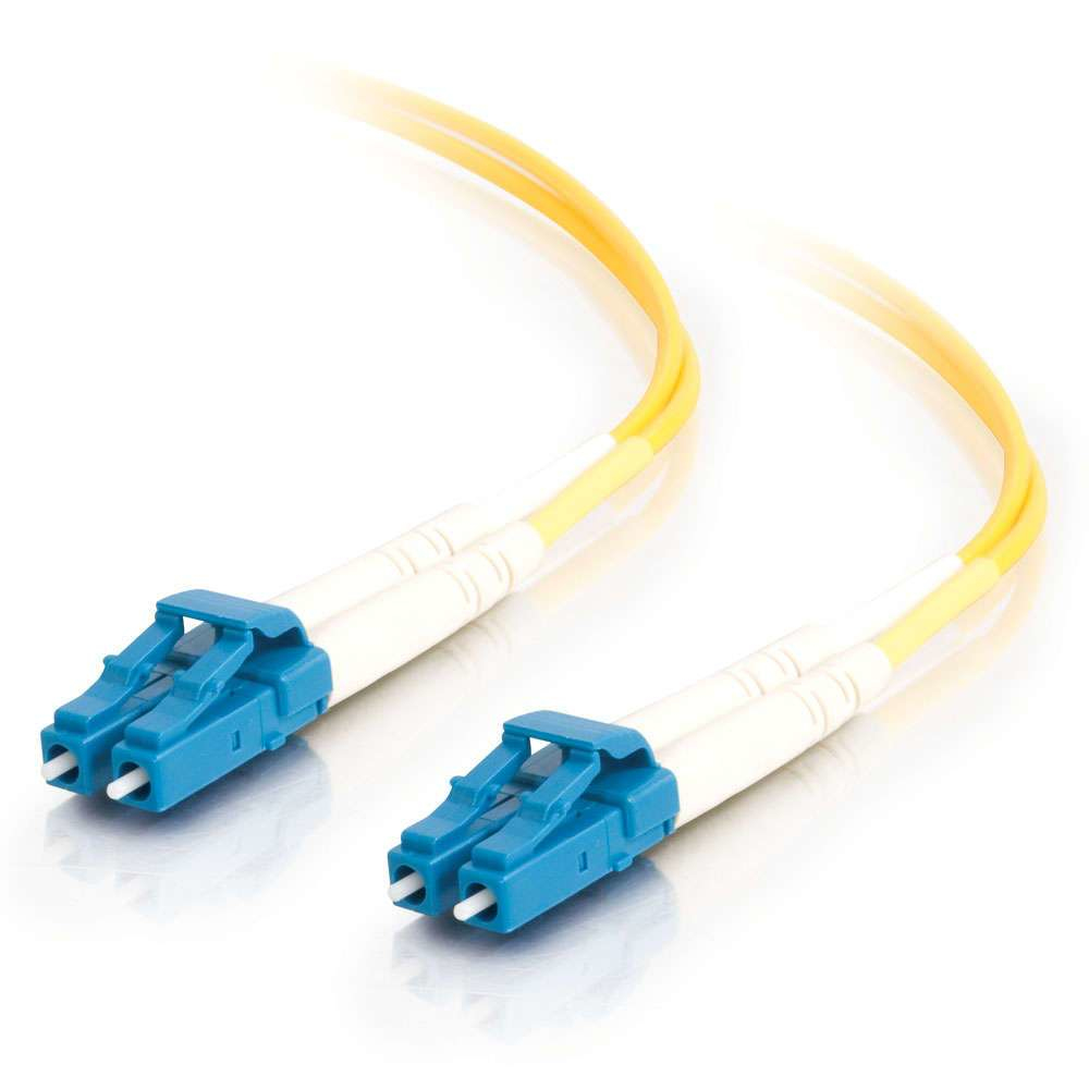 C2G LC-LC 9/125 OS1 Duplex Singlemode PVC Fiber Optic Cable (LSZH)