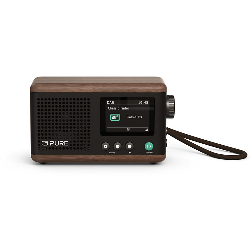 Pure radio dab classic mini coffee black walnt