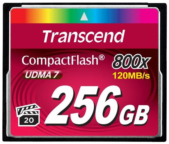 TRANSCEND CompactFlash Card 256 GB