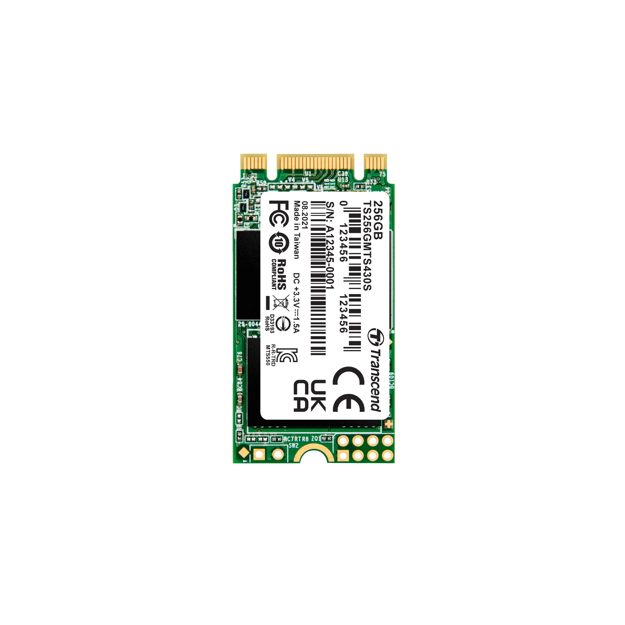 TRANSCEND 256GB M.2 2242 SSD SATA3