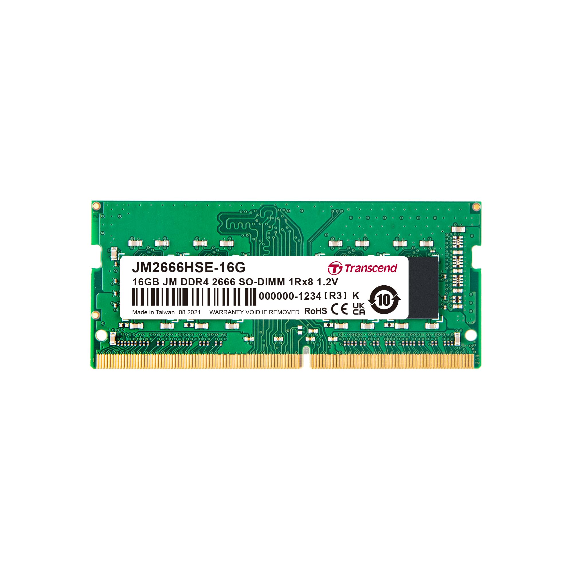 TRANSCEND 16Go JM DDR4 2666Mhz SO-DIMM
