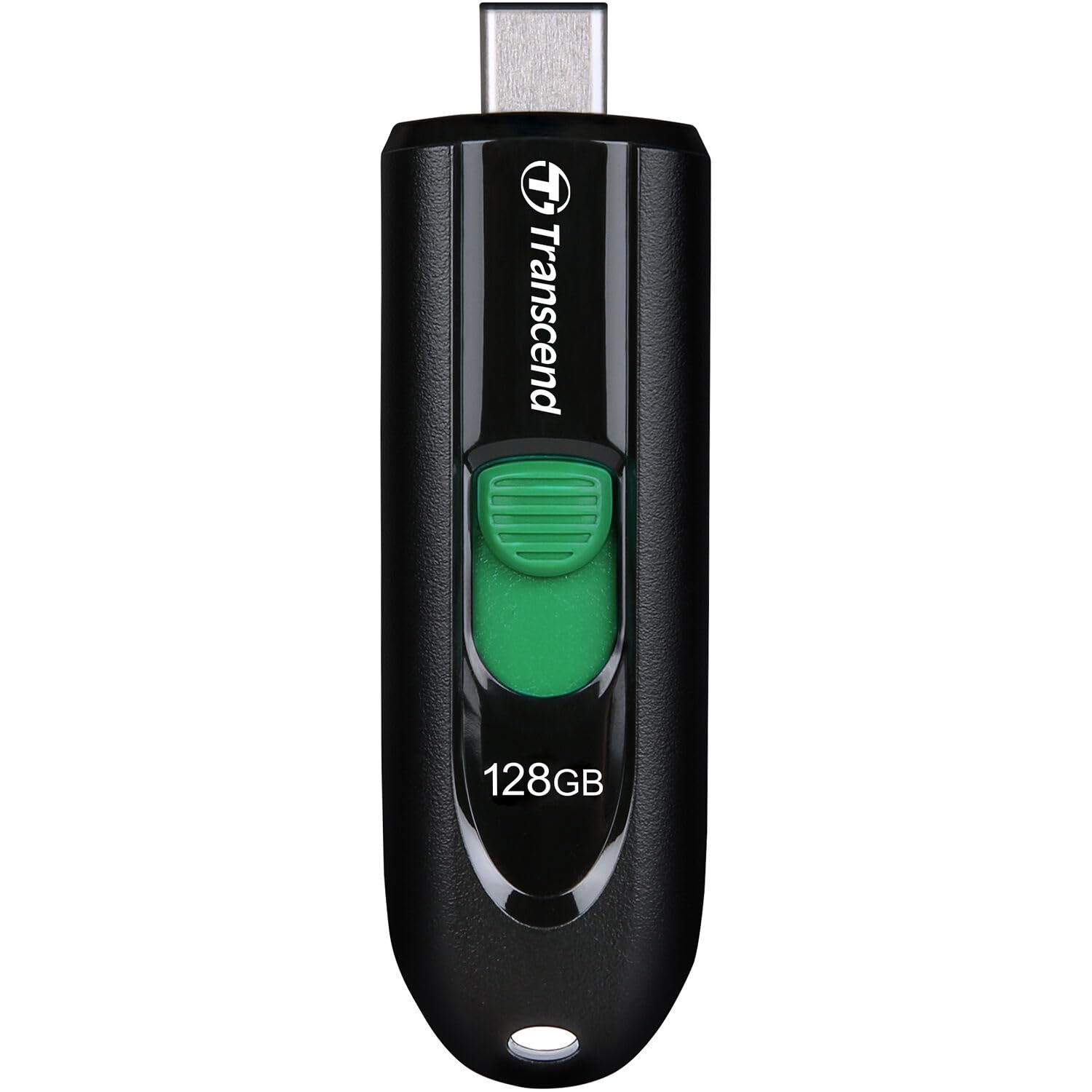 TRANSCEND 128GB, USB3.2, Pen Drive, Type-C, Capless, Black