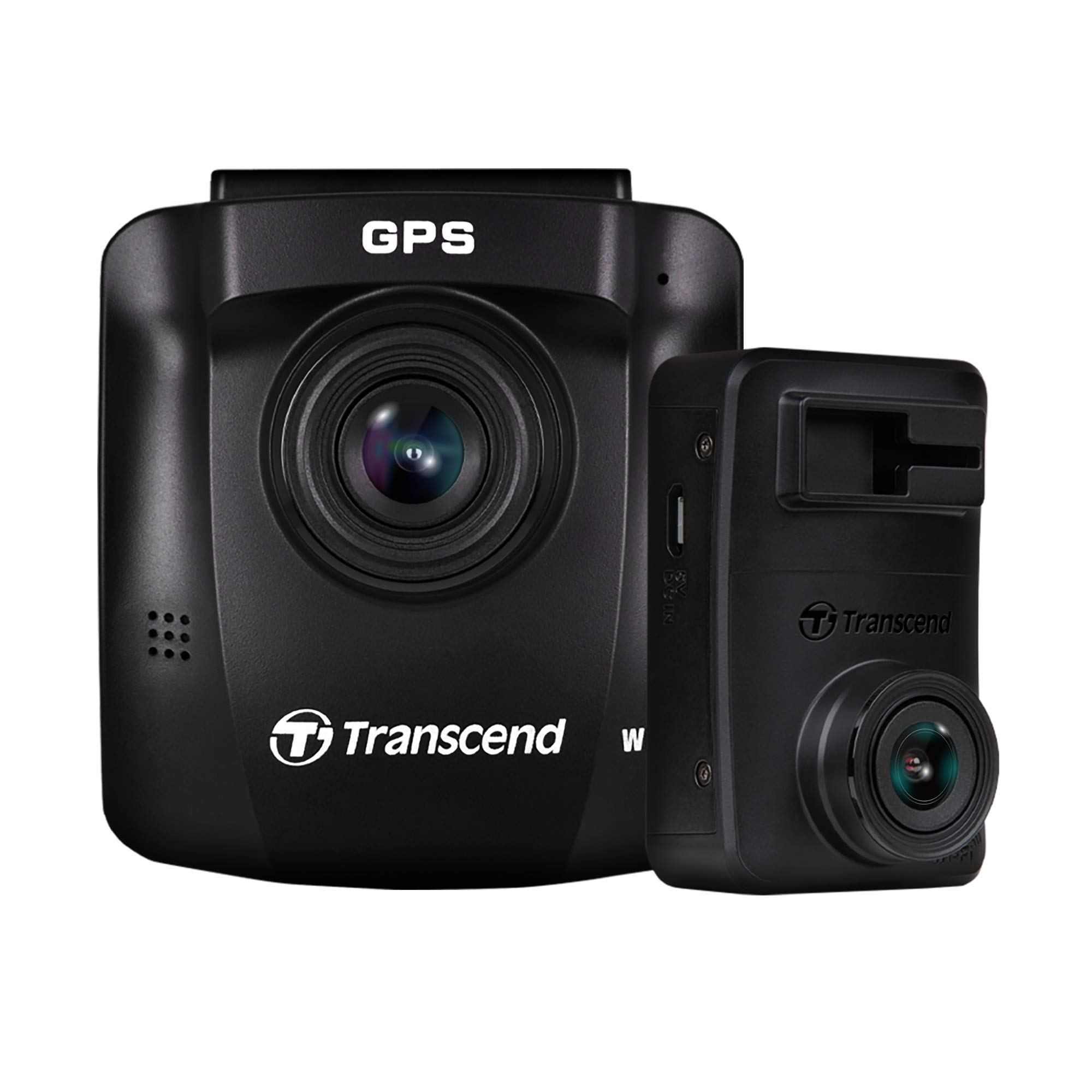 TRANSCEND 64GX2 Dual Camera Dashcam Dual 1440P GPS