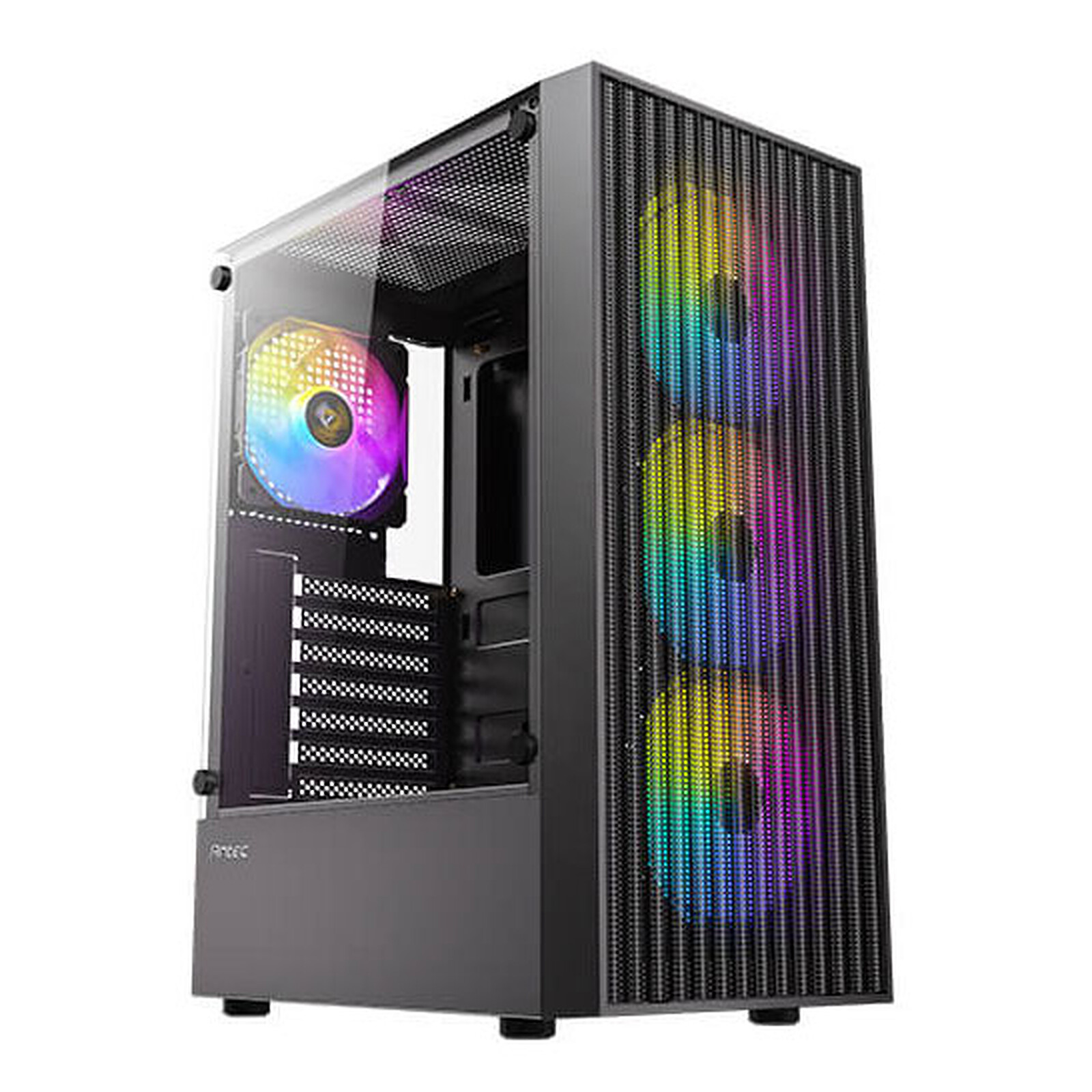 ANTEC Boitier Moyen Tour ATX AX27 Elite RGB avec panneau vitré (Noir)