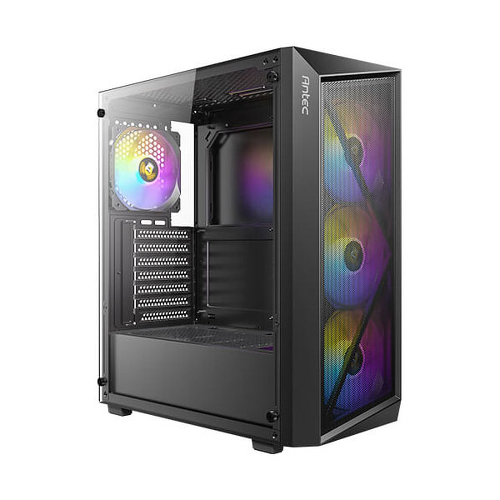 ANTEC Boitier Moyen Tour ATX AX67 RGB avec panneau vitré (Noir)
