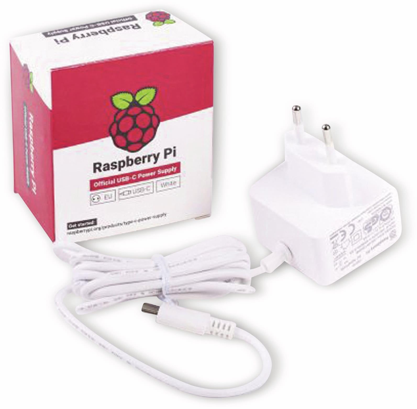 Raspberry Raspberry Pi 4B Netzteil, weiß 0,000000 Noir