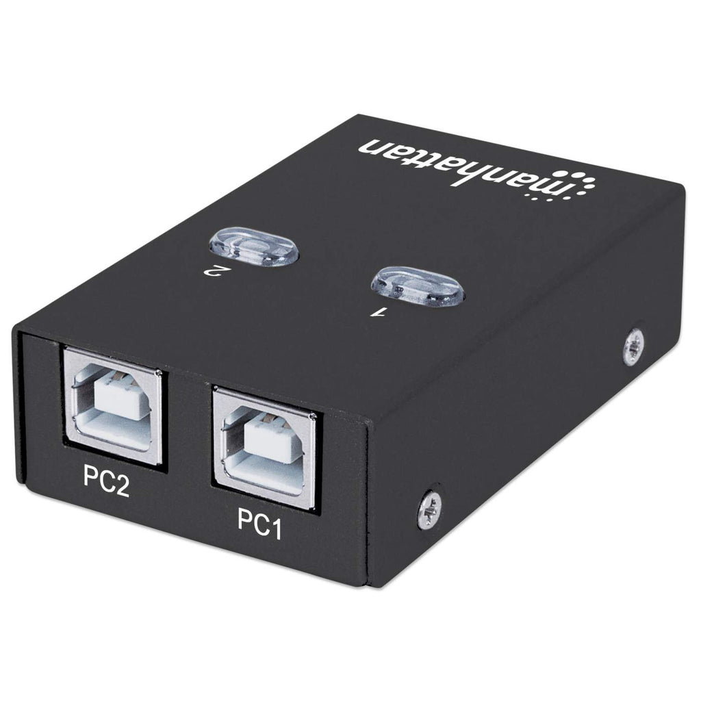 MANHATTAN MANHATTAN Umschalter USB 2.0 2-Port  schwarz