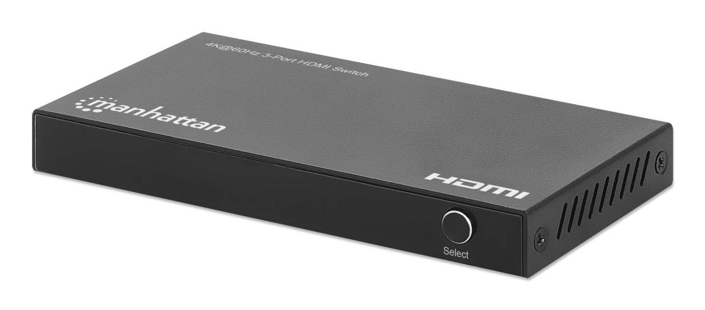 MANHATTAN MANHATTAN 4K 60Hz 3-Port HDMI-Switch