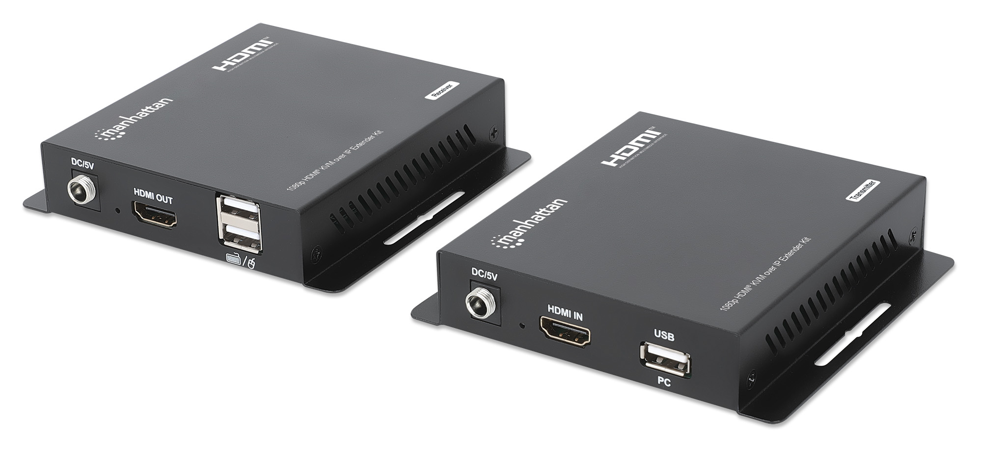 MANHATTAN MANHATTAN 1080p HDMI KVM over IP Extender Set 1 bis zu 120m