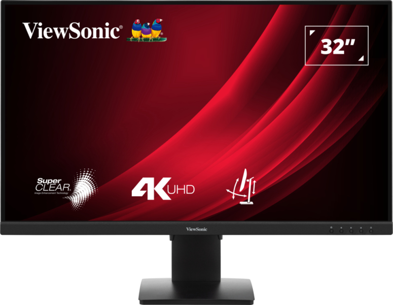Viewsonic Moniteur PC 4K VS19992 32 Pouces VA LED Pied Ergonomique
