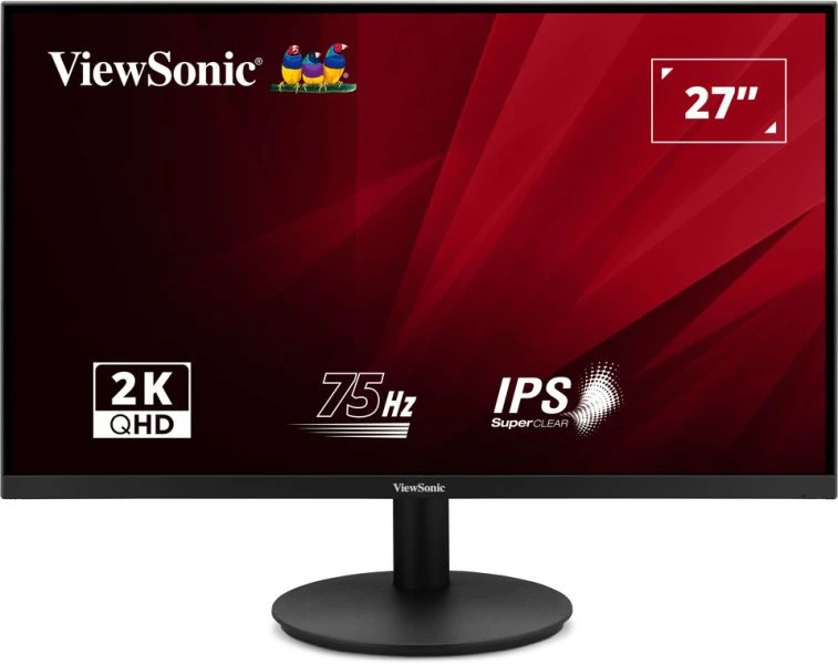 Viewsonic Écran PC VA2708-2K 27 Pouces 2.5K QHD Dalle IPS 75 Hz