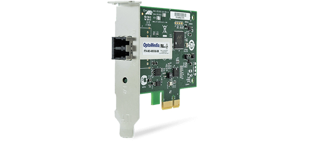 ALLIED TELESIS ALLIED TAA 1000SX/LC PCIe Gigabit Fiber Adapter Card WOL PXE UEFI
