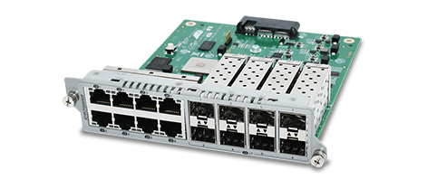 ALLIED TELESIS ALLIED TAA Federal 8x100/1000Mo SFP to 10/100/1000T Blade for MCF3300